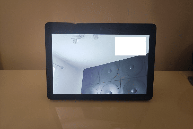 Dropping in on another Amazon echo show device that is in another room