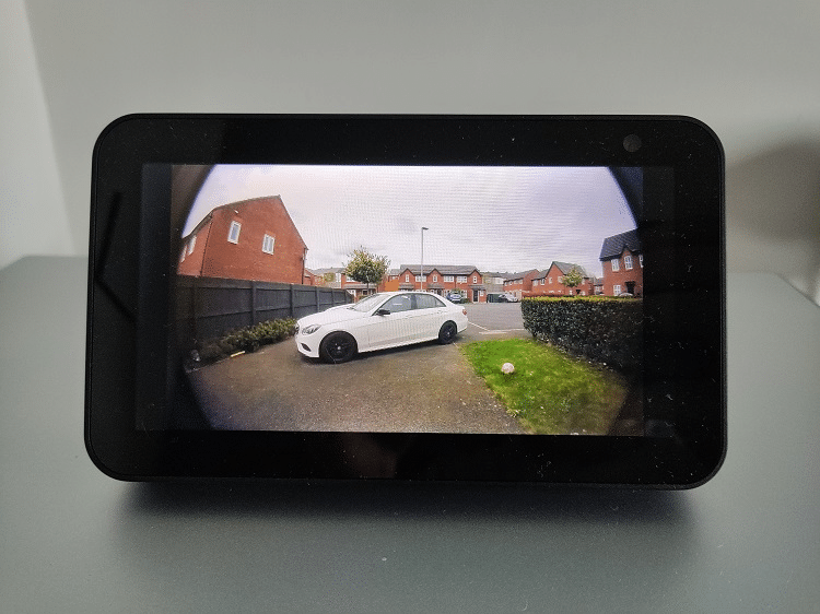 Displaying Alexa front door on the Alexa device