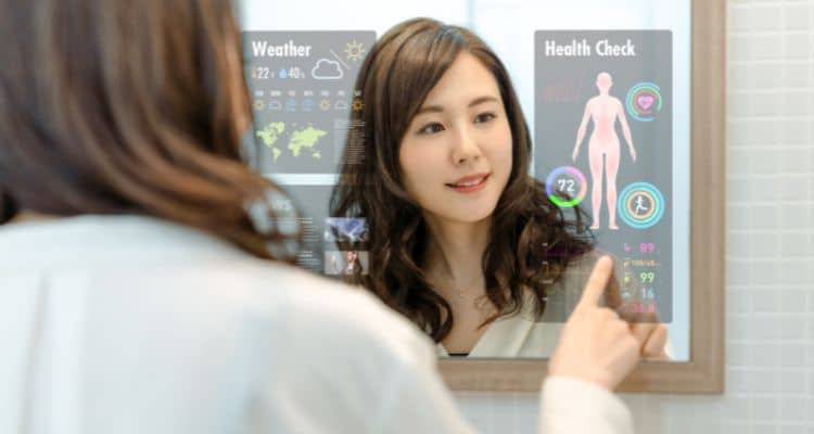 Smart Mirror with Health Tracking Metrics